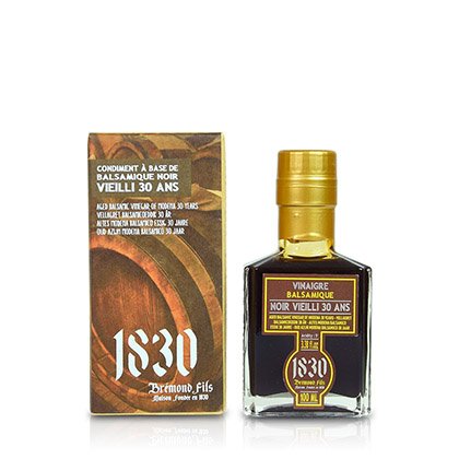 Vinaigre balsamique noir vieilli 30 ans - Maison Brémond  - 10 cl | Livraison de boissons Gaston